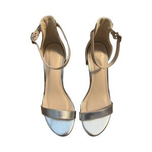 H by Halston Silver Heels